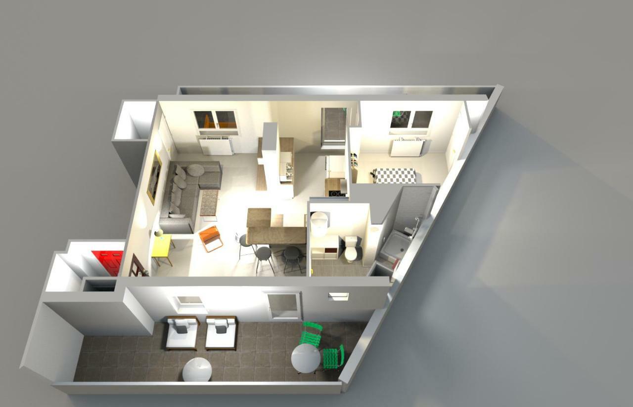 Les Terrasses De Liberation Apartman Grenoble Kültér fotó